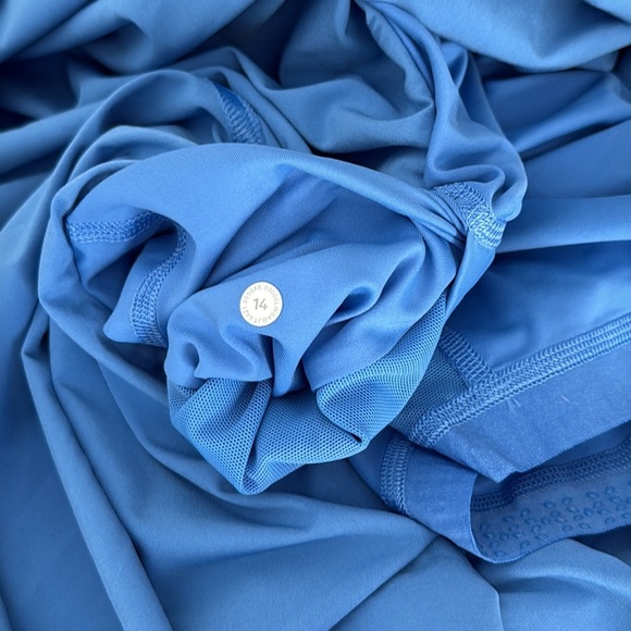 Lululemon Court Rival High-Rise Skirt Skort Blue Nile Color Womens Size 14 - Picture 14 of 16